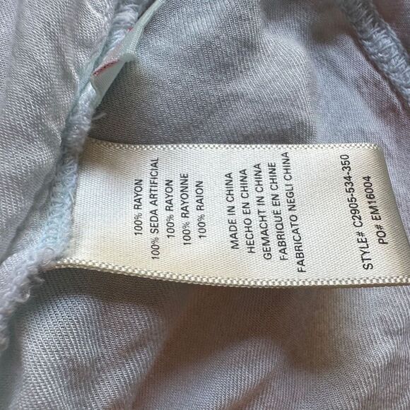 Cloth & Stone burnout mint green tank - Picture 3 of 7